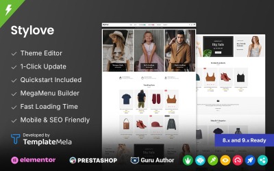 Stylove - Klasszikus divatüzlet PrestaShop sablon
