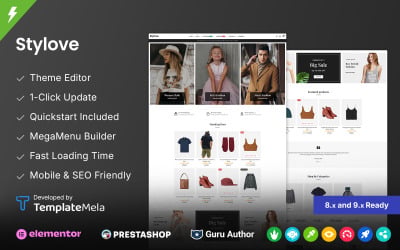 Stylove - Klasyczny motyw Prestashop dla sklepu modowego
