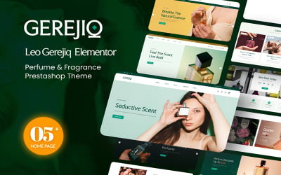 Tema de PrestaShop para perfumes y fragancias Leo Gerejiq Elementor