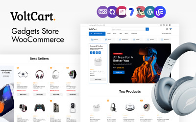 Voltcart – WooCommerce WordPress-Theme für Elektronik und Gadgets