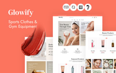 Glowify - Thème WordPress WooCommerce pour boutique de beauté et de cosmétiques