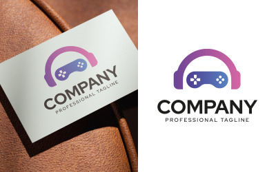 Modern logo van een gamingbedrijf