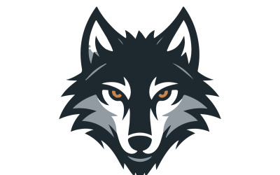 Modern Wolf Head Logo for JIEX Brand Identity
