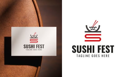 Sushi Fest Logo Brandings