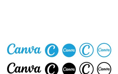 Canva Style Vector Logo – Modern Brand Identity Design