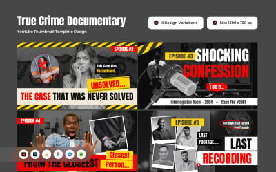 Crime Documentary Youtube Thumbnail