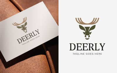 Deer Head Logo Design Idea