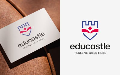 Modern EduCastle Logo Design