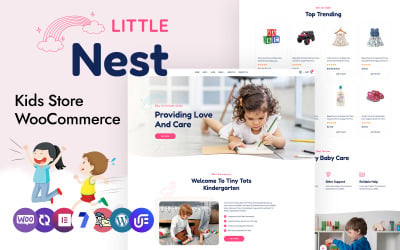 Nest - Kinderspeelgoed en kinderkleding WooCommerce-thema