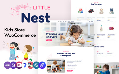 Thème WooCommerce Nest - Jouets et vêtements pour enfants
