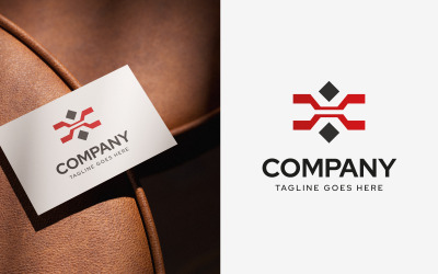 Abstract Company Logo Mockup