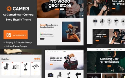 Ap Cameranew – Shopify-Theme für Kamerageschäfte