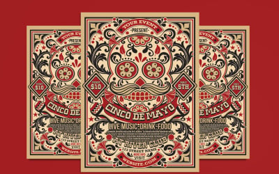 Cinco De Mayo Festival Flyer Poster Template