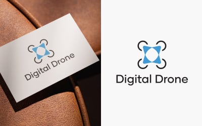 Digital Drone Logo Design
