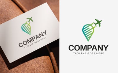 Eco Company Logo Design Mockup