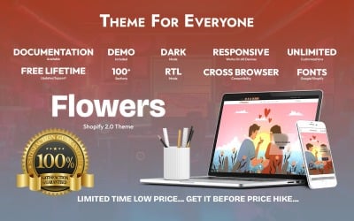 Flowers Shopify Theme – Flexible Design for Every Bloom