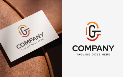GS Company Logo Mockup Template