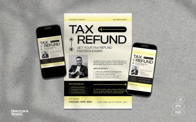 Modern Bold Tax Consultant Flyer