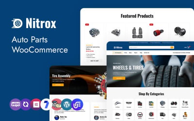 Nitrox - Tema de WordPress WooCommerce para tiendas de repuestos y herramientas para automóviles
