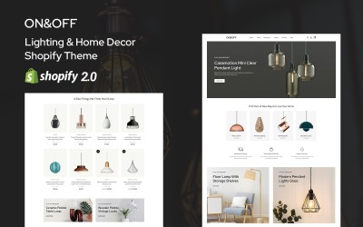 OnOff – Tema responsivo per Shopify 2.0 dedicato all&amp;#39;illuminazione