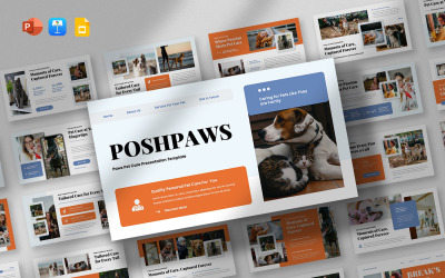 Pet Care &amp;amp; Veterinary Presentation Template - Poshpaws