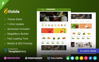 Viabile - Organik Gıda Mağazası Prestashop Teması
