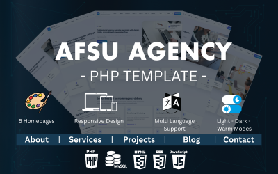 Afsu Agency - 创意机构和数字机构 PHP 模板