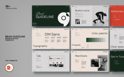 Brand Guidelines PowerPoint Presentation Template