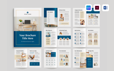 Broşür Şablonu | Canva, MS Word, InDesign