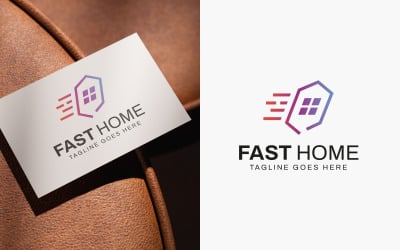 Fast Home Realty Logo Template