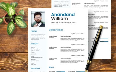 Frontend Developer Resume Template