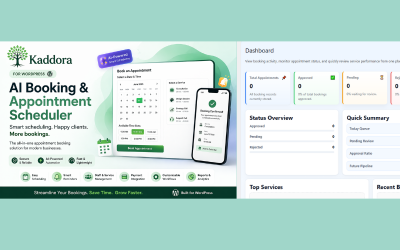 Kaddora AI Booking &amp;amp; Appointment Scheduler for WordPress