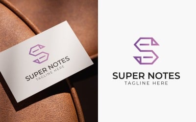 Дизайн логотипу Super Notes на літеру S