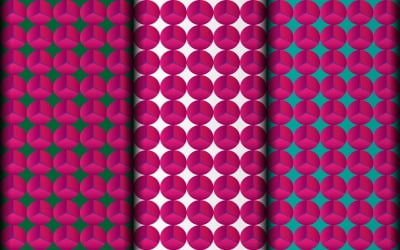 Minimalistische geometrische patronen in kunstwerken