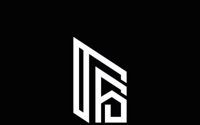 Modern Minimal Real Estate Logo Design for Company Branding and Corporate Property Identity