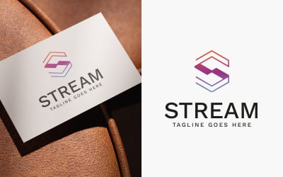 Modern Stream Tech Logo Design