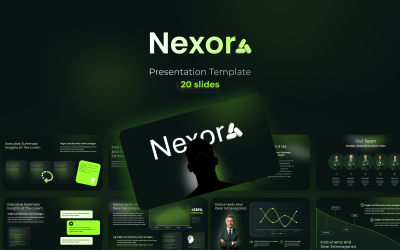 Nexora - Modern Tech &amp;amp; Business PowerPoint Template