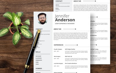 User Resume Template Design