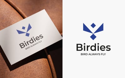 Modern Birdies Logo Design
