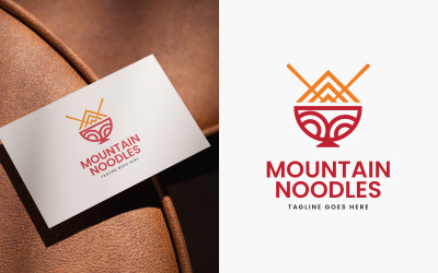Mountain Noodles Logo Templates