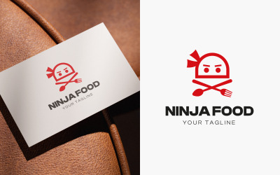 Ninja Food Logo Design Template