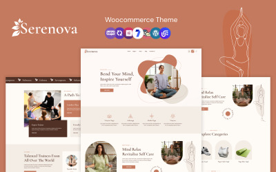 Serenova – Mehrzweck-WooCommerce-Theme für Yoga-Shops