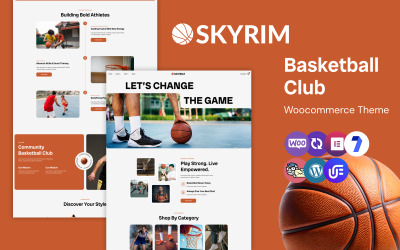 Skyrim - Tema WooCommerce Multiuso para Loja de Clube Esportivo