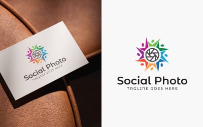 Social Photo Logos Design
