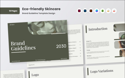 Sustainable Skincare Brand Identity