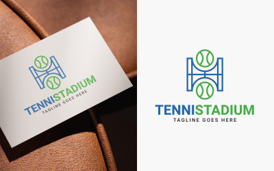 Tennis Stadium Logo Design