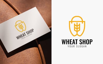 WheatShop Logo Design Template