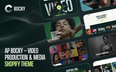 Ap Bocky – Videógyártás és média Shopify sablon