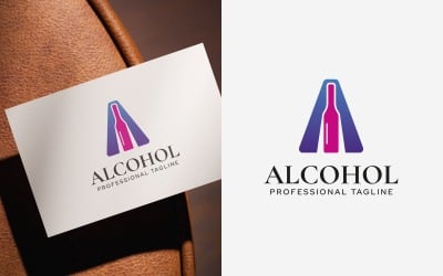 Modern Alcohol Logo Design