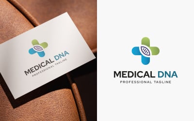 Modern Medical DNA Logo Template